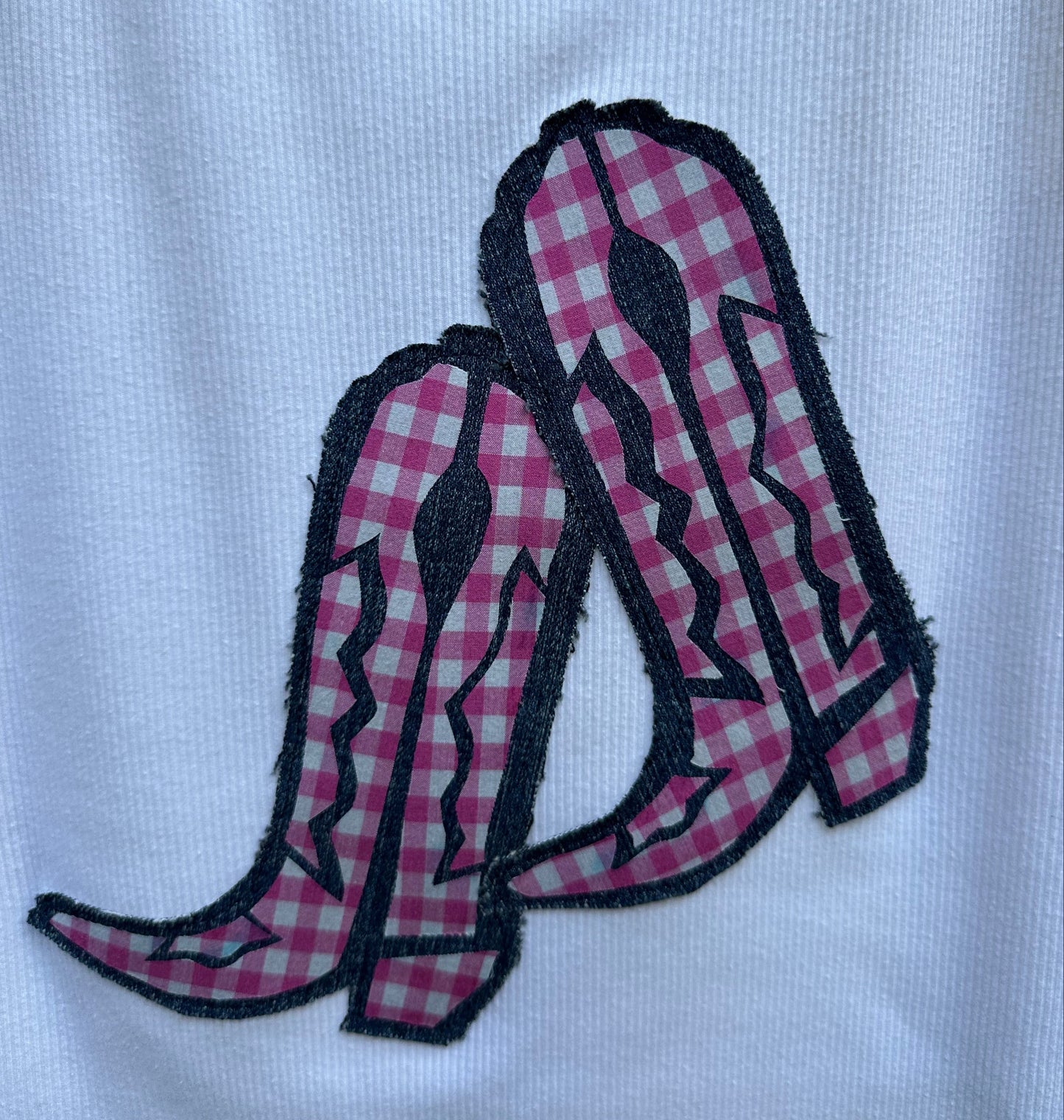 Gingham Boots Tank