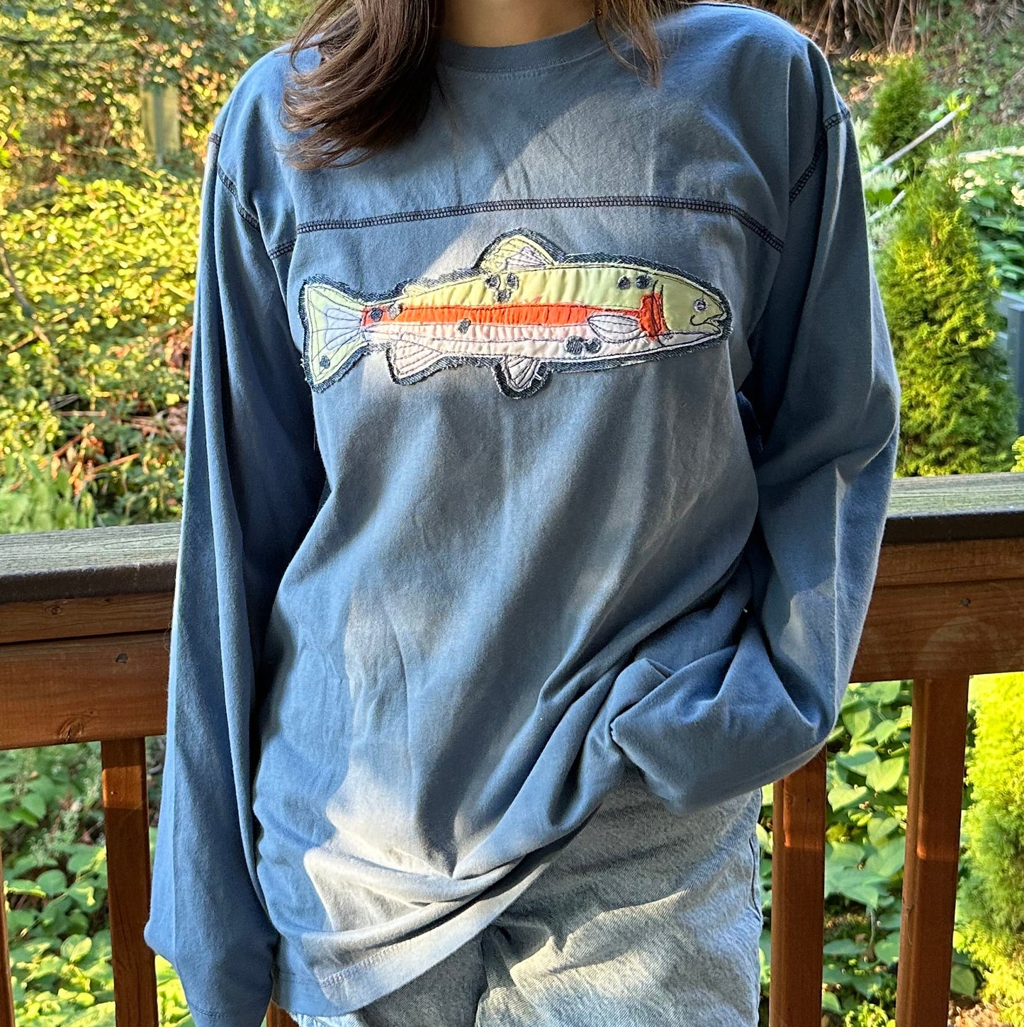 Rainbow Trout Long Sleeve Tee