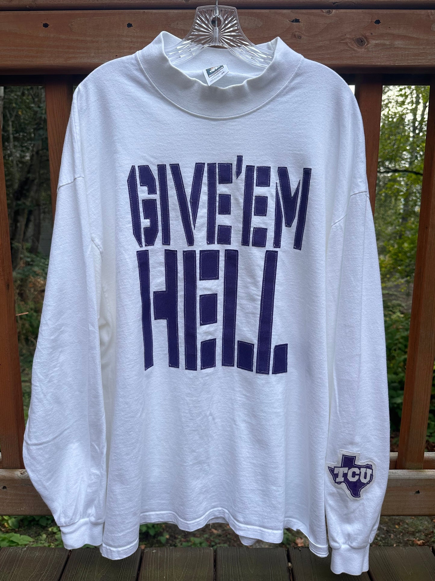 Give ‘Em Hell Mock Neck Long Sleeve