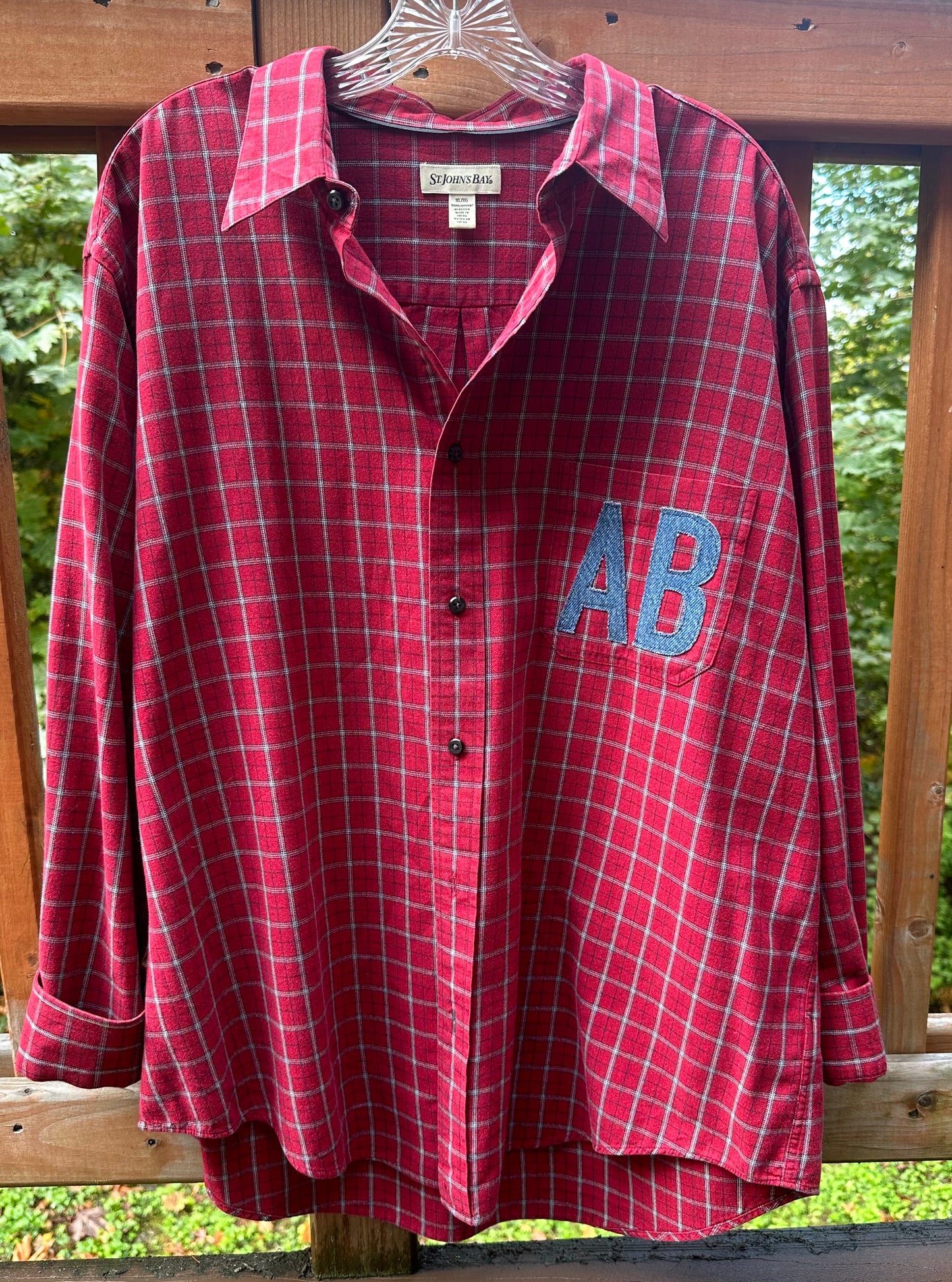 Custom Initials Button Up